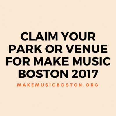 make music boston blog