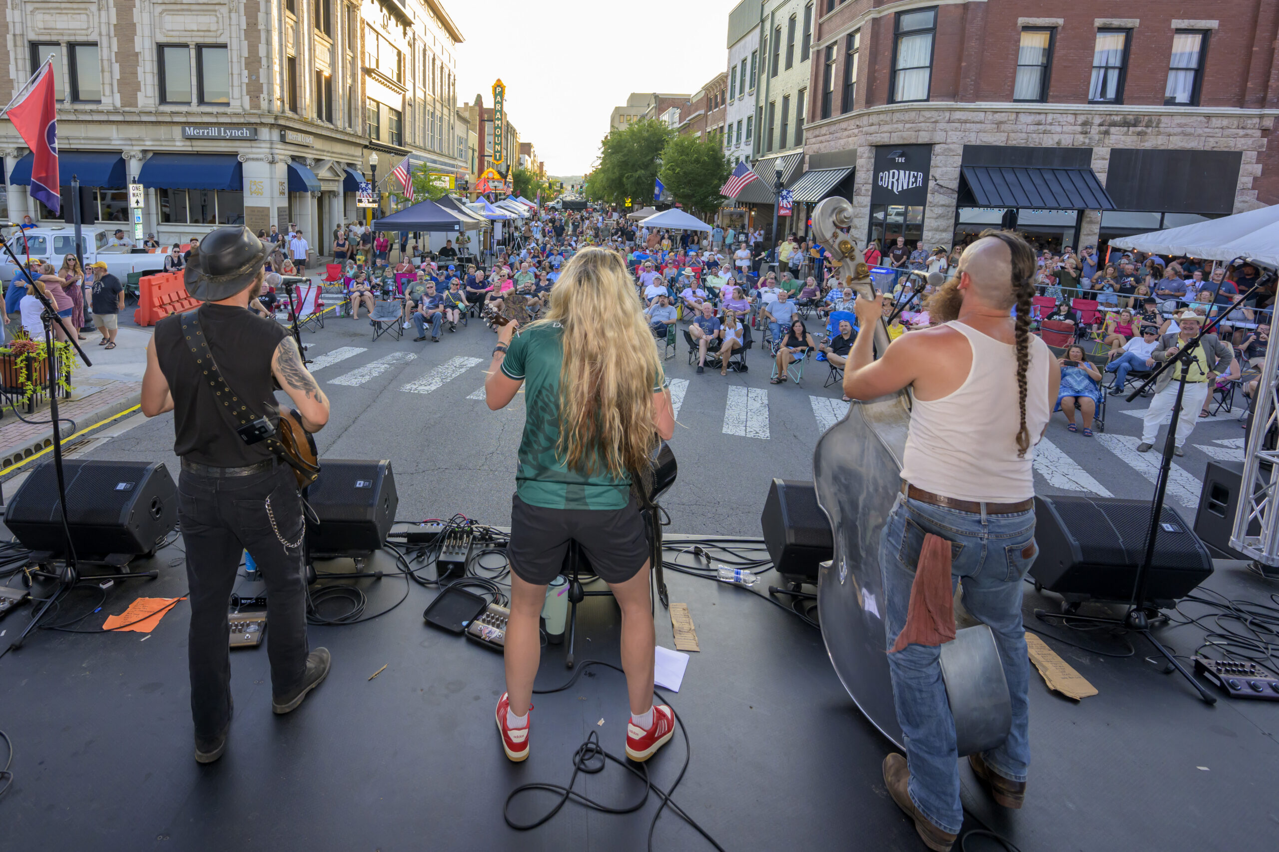 Believe in Bristol's Border Bash Concert Series on State Street in Historic Downtown Bristol, Tennessee-Virginia