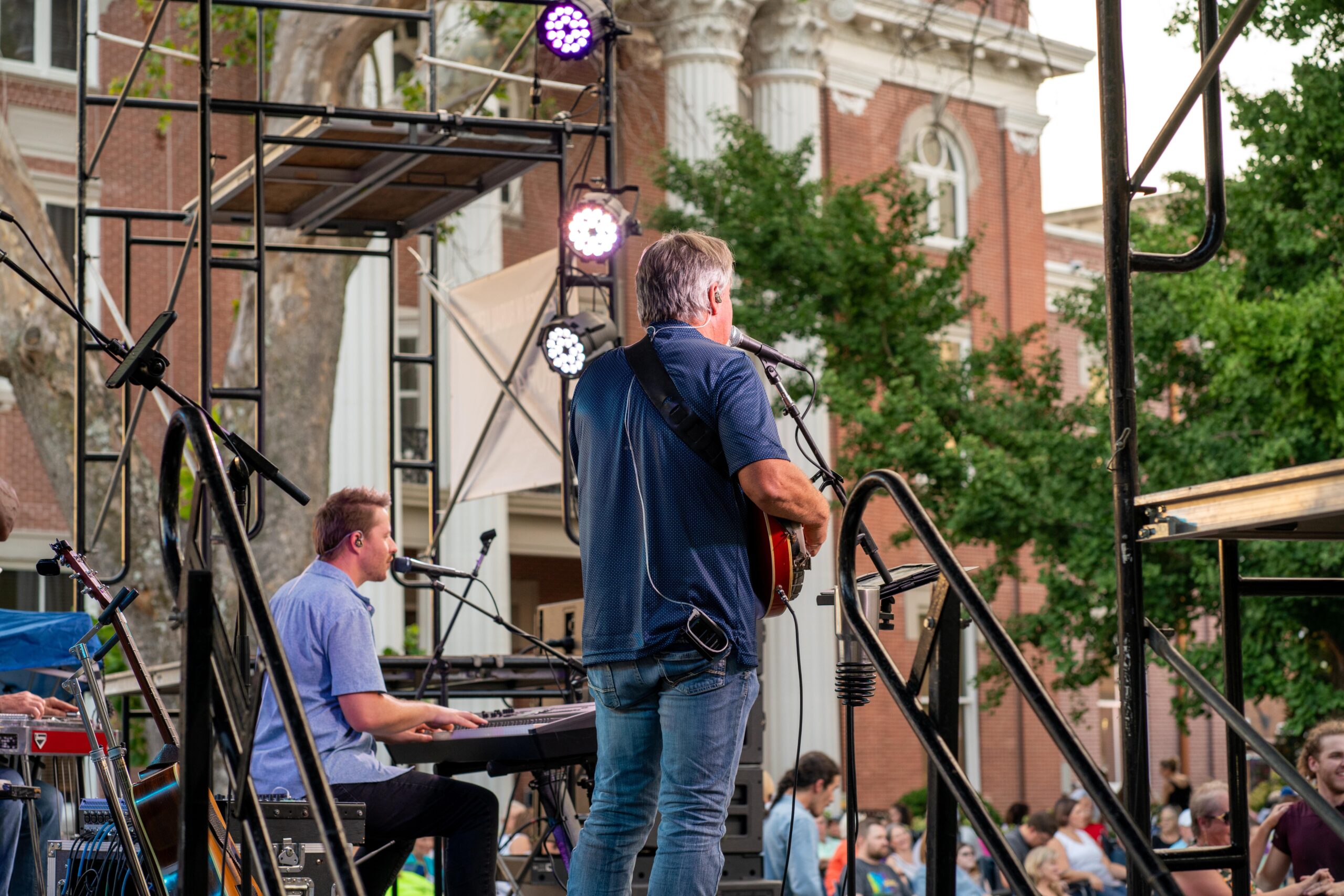 Band playing at Friday Night Live in Murfreesboro