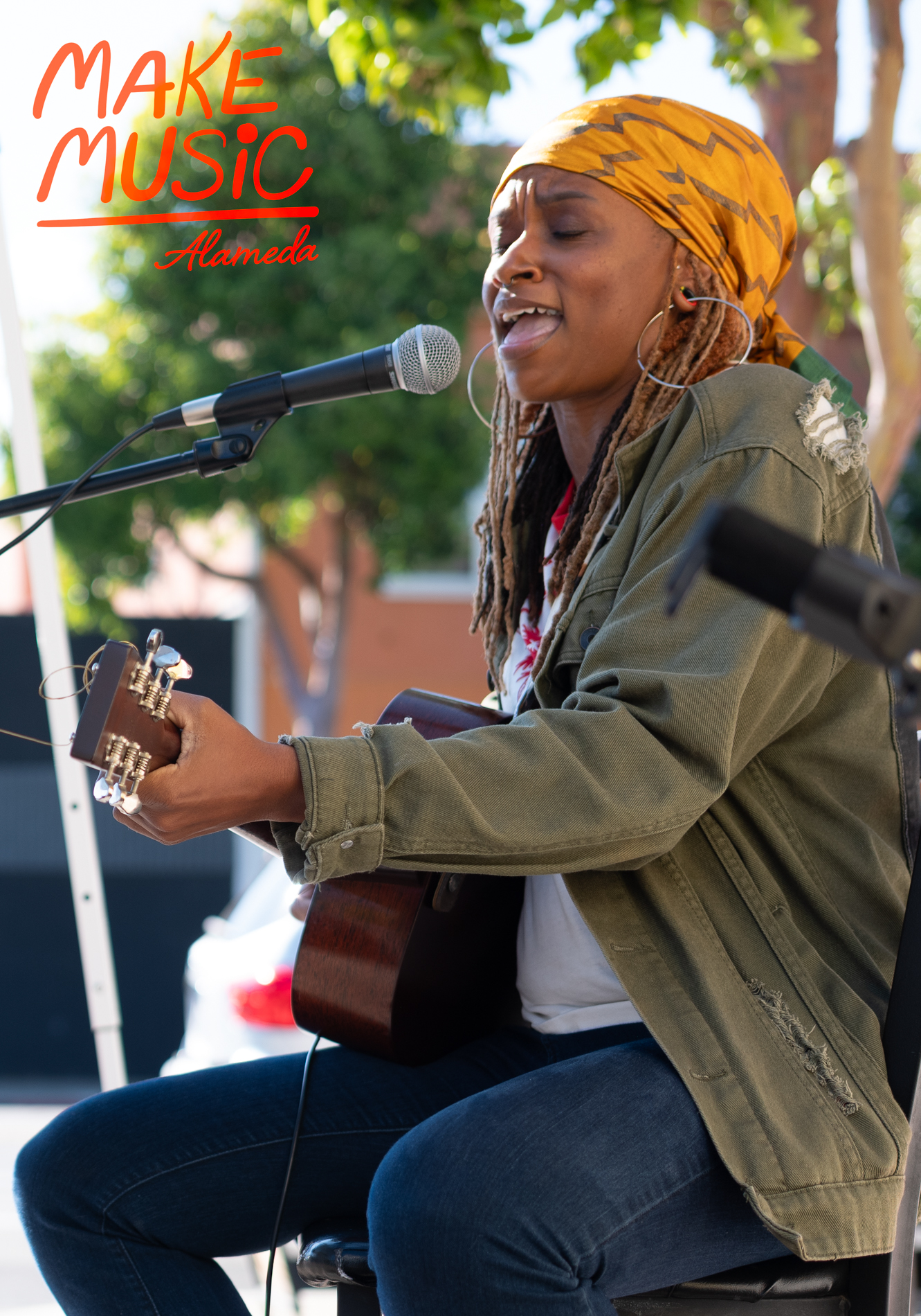 MikO Tolliver sings and plays guitar. Photo By Douglas Despres